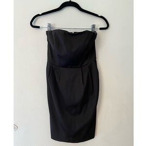 Black Strapless Dress